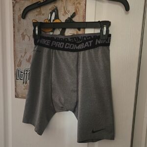 Nike Pro Combat Men's Black and Gray Boxer Briefs